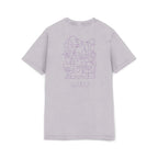 Acid Wash Tee — Minimal Lavender Graphic "the undercurrents"