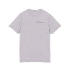Acid Wash Tee — Minimal Lavender Graphic "the undercurrents"